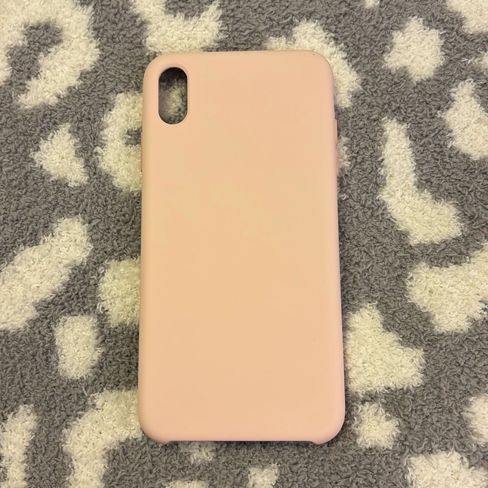iPhone XS Max pink case